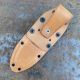Zero Tolerance 0004 Canvas Micarta Dark Bronze Cerakote CruWear Fixed Blade