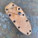 Zero Tolerance 0004 Canvas Micarta Dark Bronze Cerakote CruWear Fixed Blade