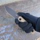 Zero Tolerance 0004 Canvas Micarta Dark Bronze Cerakote CruWear Fixed Blade