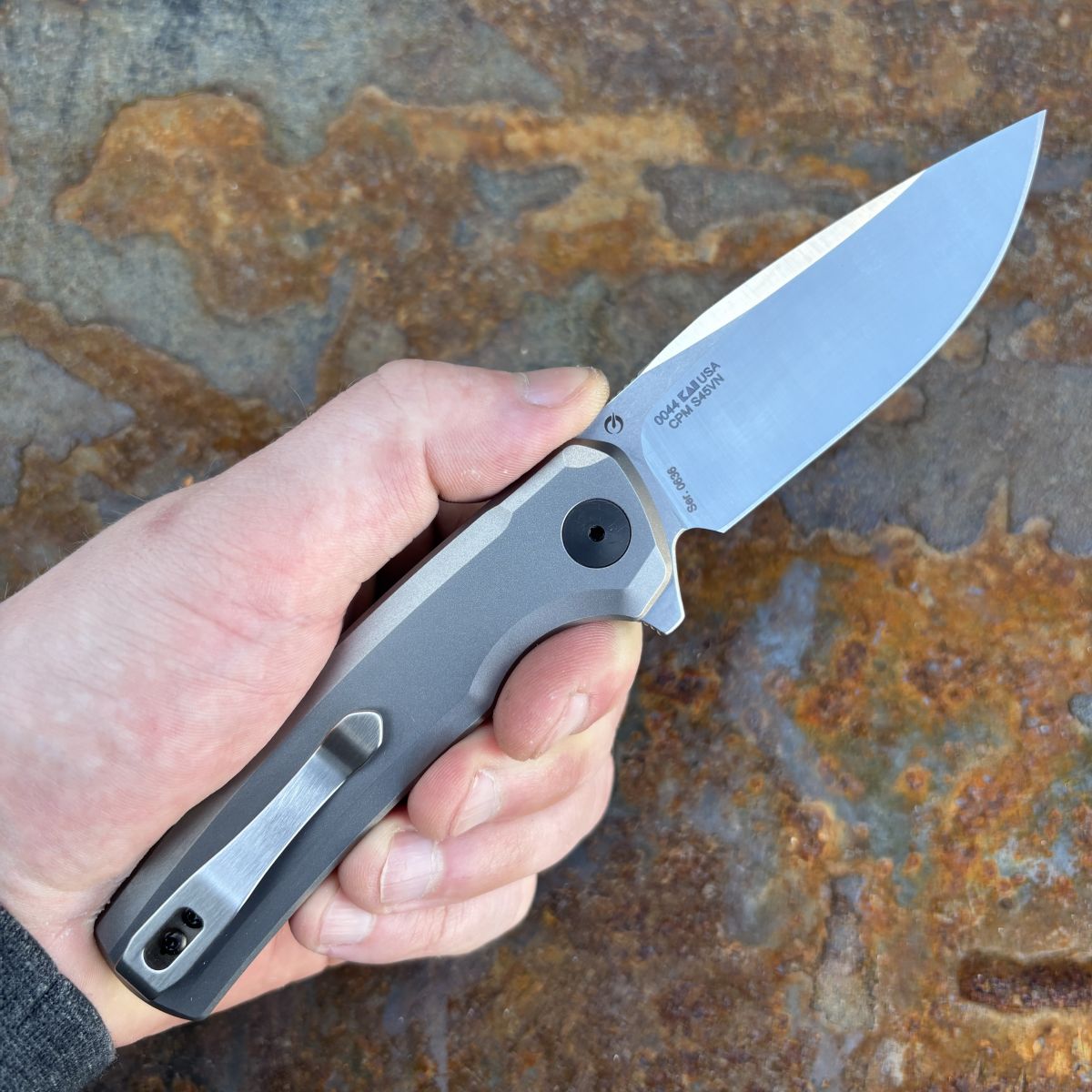 Zero Tolerance 0044 Gray Titanium Satin CPM S45VN Deep Carry Zero Tolerance 0044 Gray Titanium Satin CPM S45VN Deep Carry