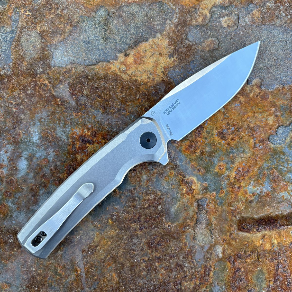 Zero Tolerance 0044 Gray Titanium Satin CPM S45VN Deep Carry Zero Tolerance 0044 Gray Titanium Satin CPM S45VN Deep Carry