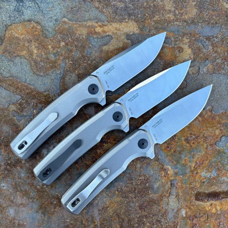 Zero Tolerance 0044 Gray Titanium Satin CPM S45VN Folding Knife
