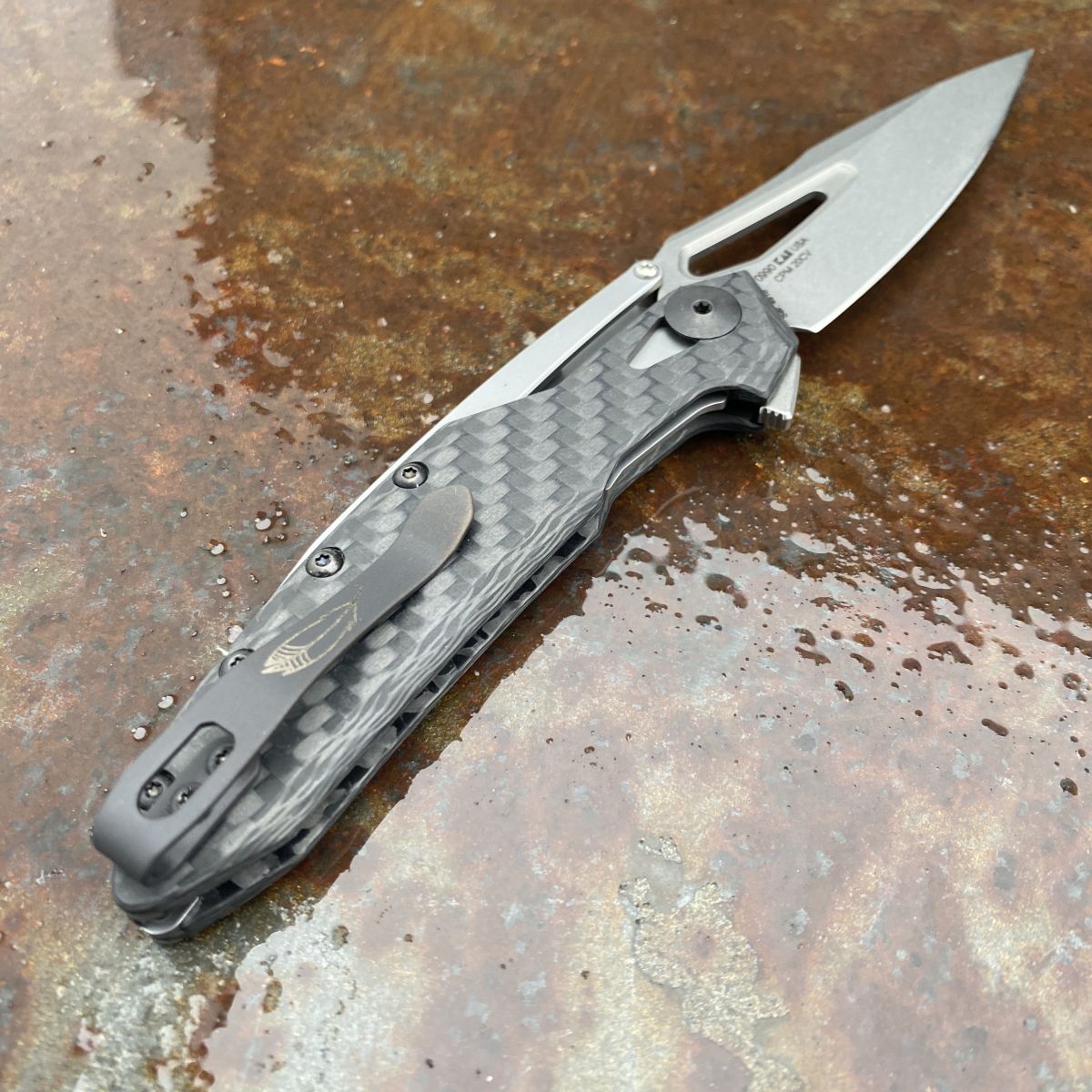 Zero Tolerance 0990 Frame Lock Carbon Fiber Satin 20CV Blade