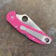 Spyderco Delica 4 Pink FRN Satin S30V Blade Folding Knife