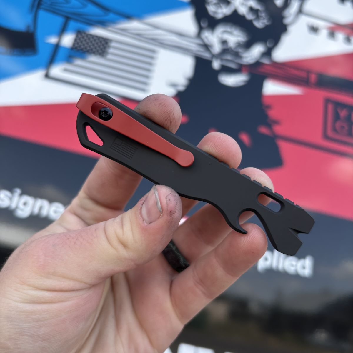 All Access Pass v1b Prybar EDC Pocket Tool Plain Design