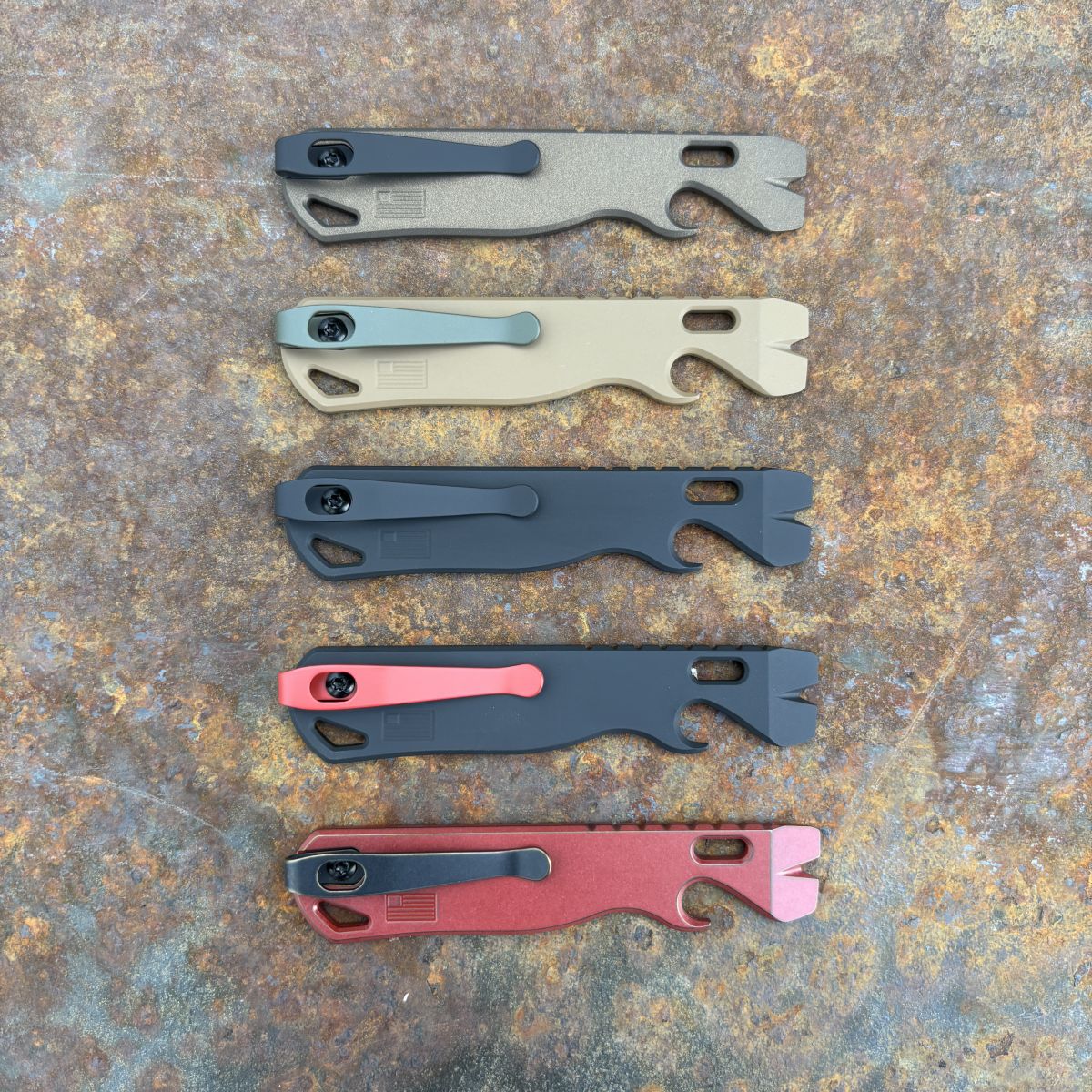 All Access Pass v1b Prybar EDC Pocket Tool Plain Design