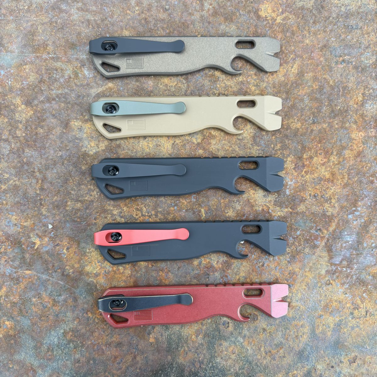 All Access Pass v1b Prybar EDC Pocket Tool Plain Design