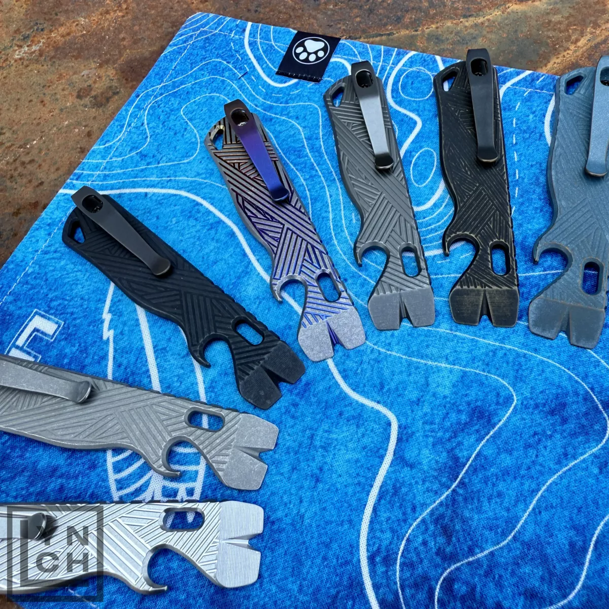 All Access Pass v1s Samurai Titanium Prybar EDC Pocket Tool Plain