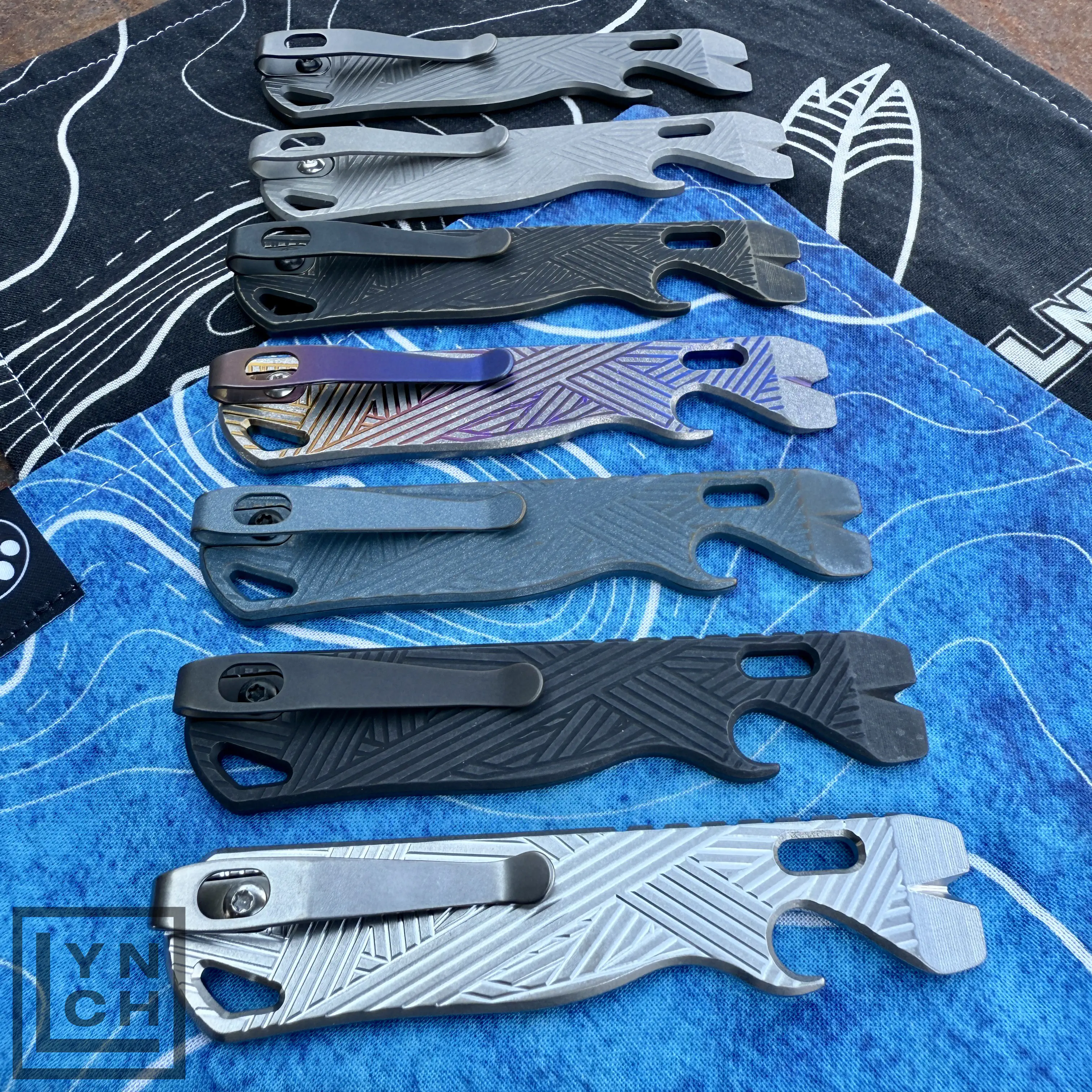 All Access Pass v1s Samurai Titanium Prybar EDC Pocket Tool Plain