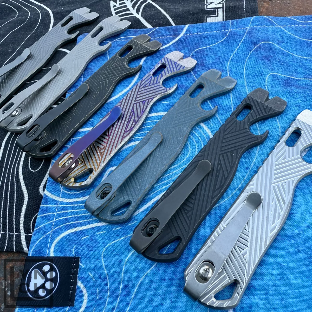 All Access Pass v1s Samurai Titanium Prybar EDC Pocket Tool Plain