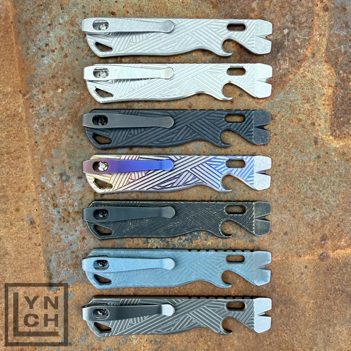 あんずです All Access Pass v1s Samurai Titanium Prybar EDC Pocket Tool Plain