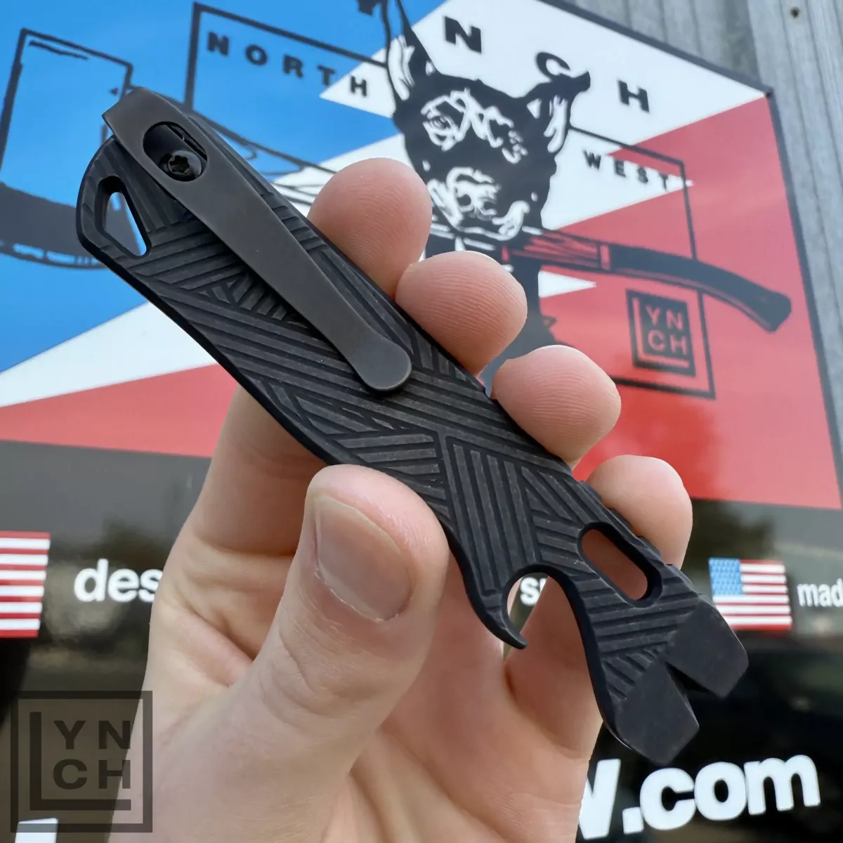 All Access Pass v1s Samurai Titanium Prybar EDC Pocket Tool Plain