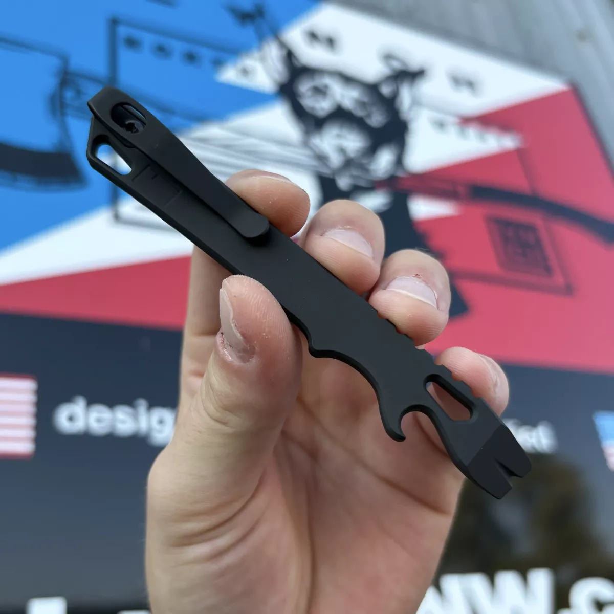 All Access Pass v4b Prybar EDC Pocket Tool Plain Design