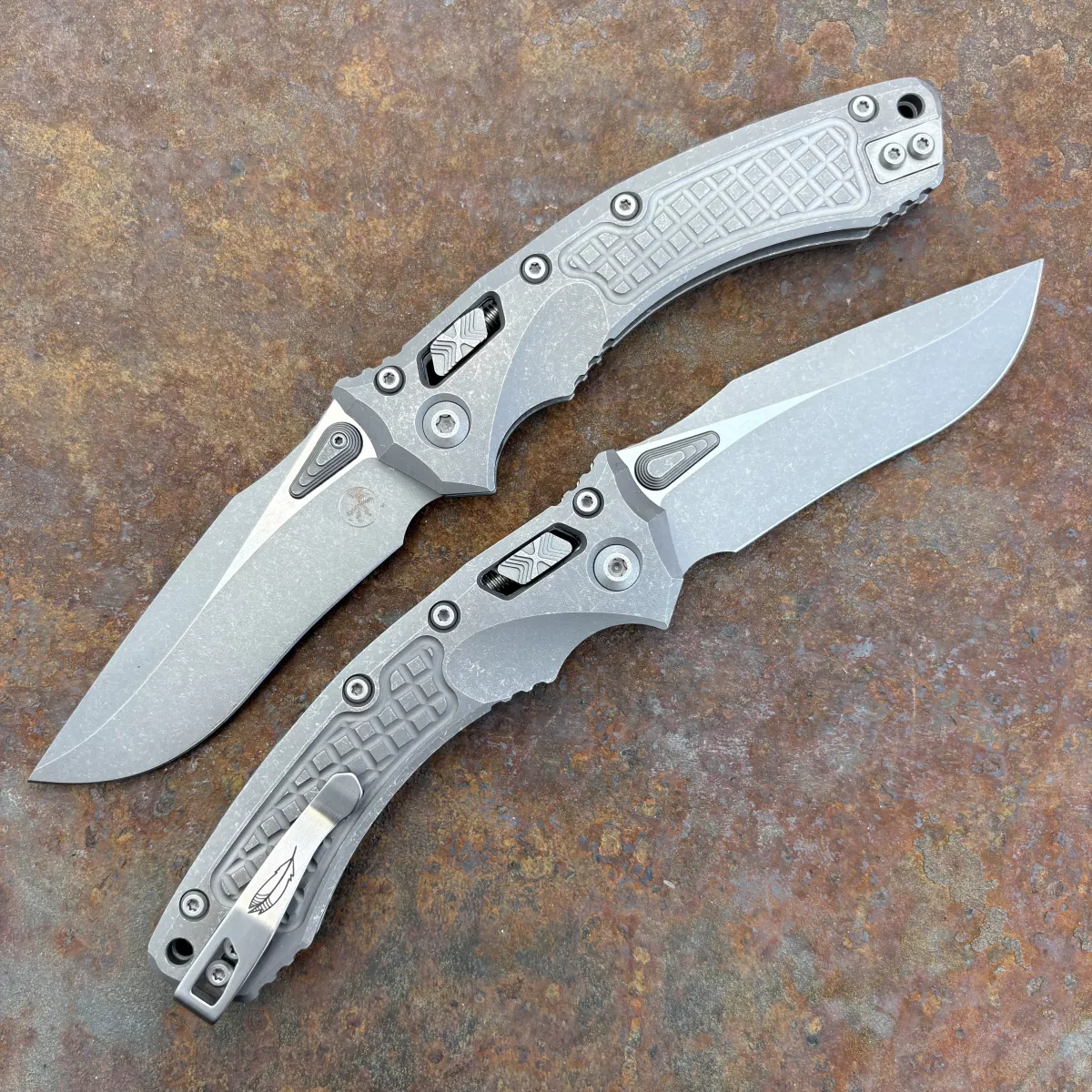 Microtech Amphibian Ram-Lok Marfione Select Apocalyptic Frag