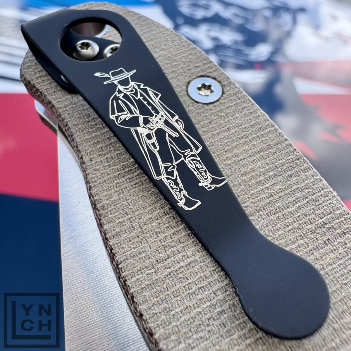 ビッグボーイアイアンバンク Big Iron Deep Carry Titanium Pocket Clips