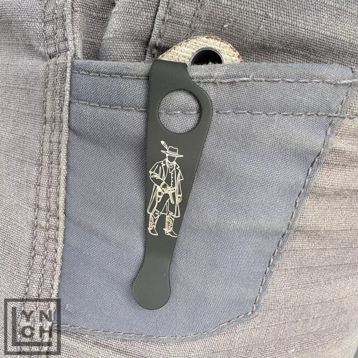 Big Iron Deep Carry Titanium Pocket Clips