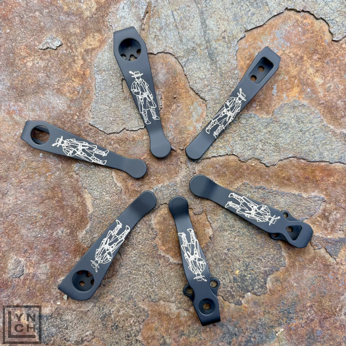 Big Iron Deep Carry Titanium Pocket Clips