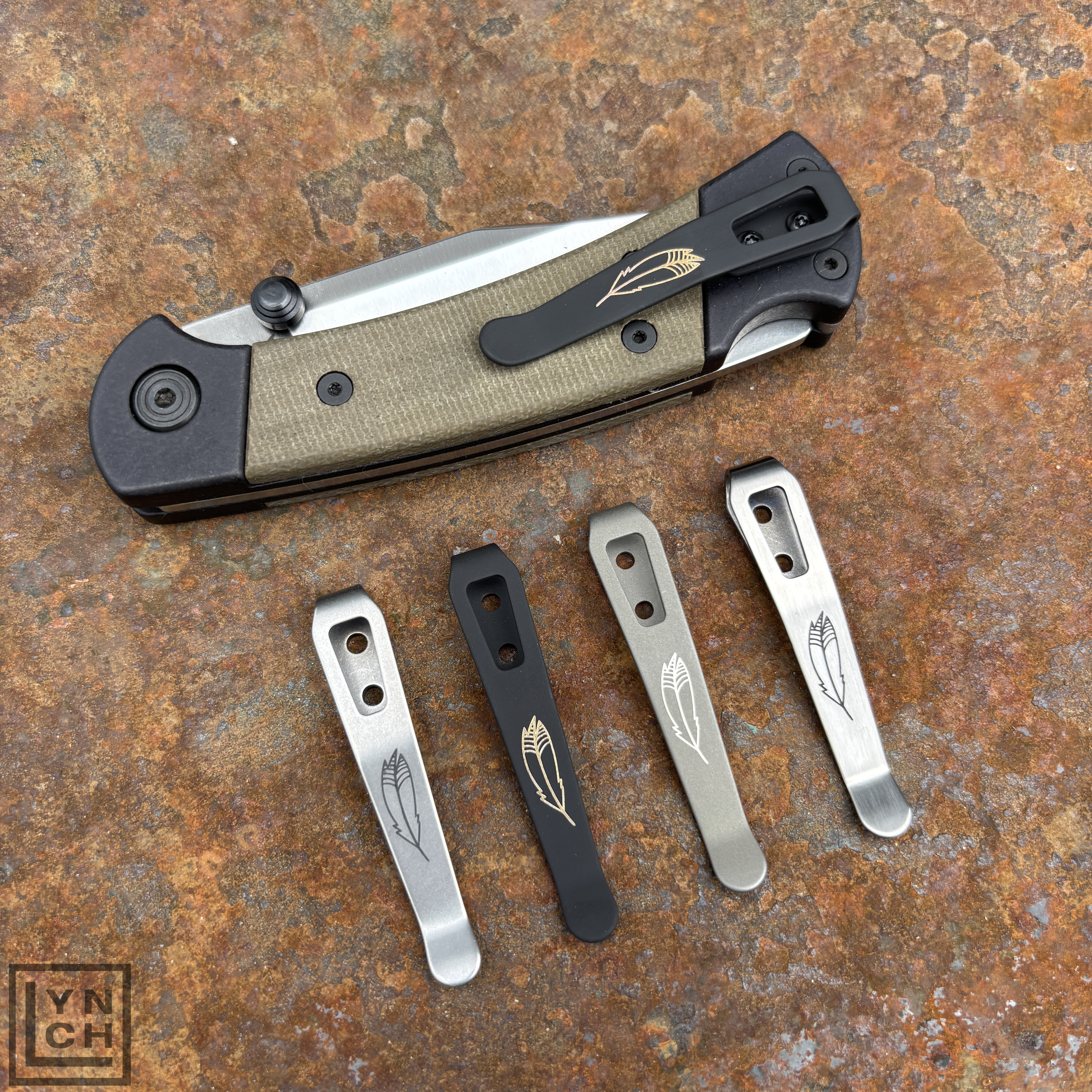 Buck 110 Deep Carry Titanium Clip