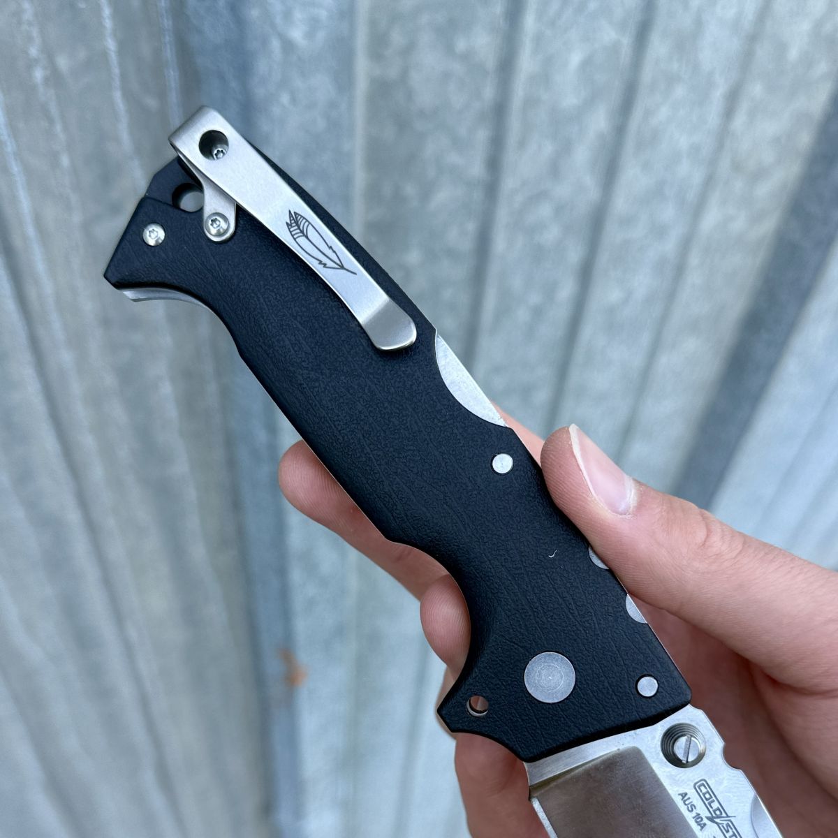 Cold Steel AD-10 Deep Carry Titanium Clip