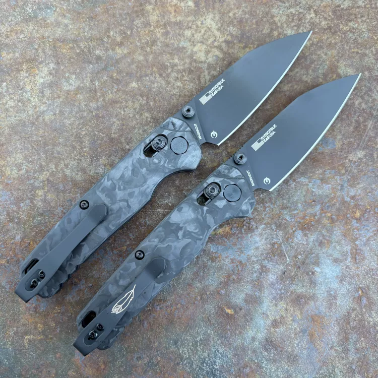 Kershaw Bel-Air Dura-Lock Marbled Carbon Fiber Black Magnacut Blade Folding Knife