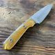 Lynch Blades Sparrow Seven X Ultem Service Finish MagnaCut Fixed Blade