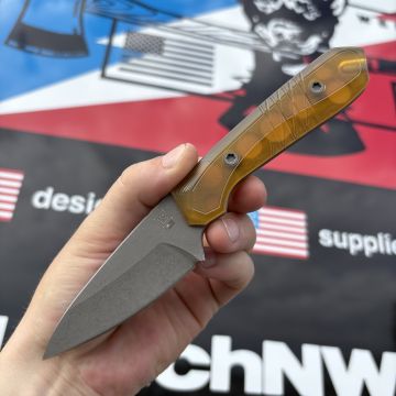 Lynch Blades Sparrow Seven X Ultem Service Finish MagnaCut Fixed Blade