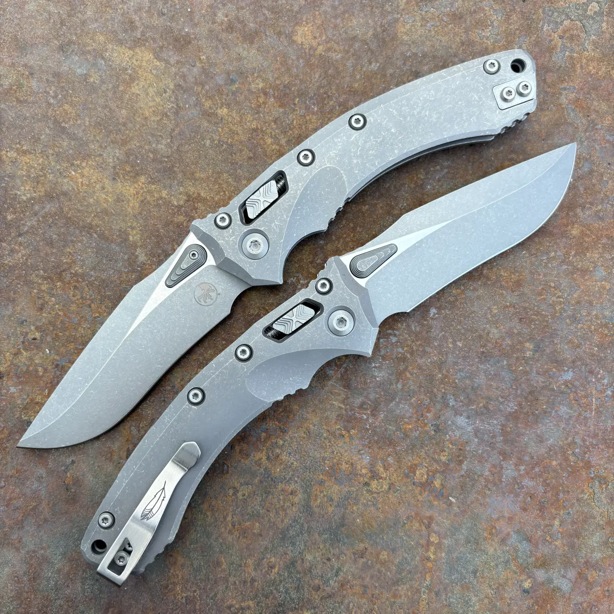 Microtech Amphibian Ram-Lok Marfione Select Apocalyptic Slab