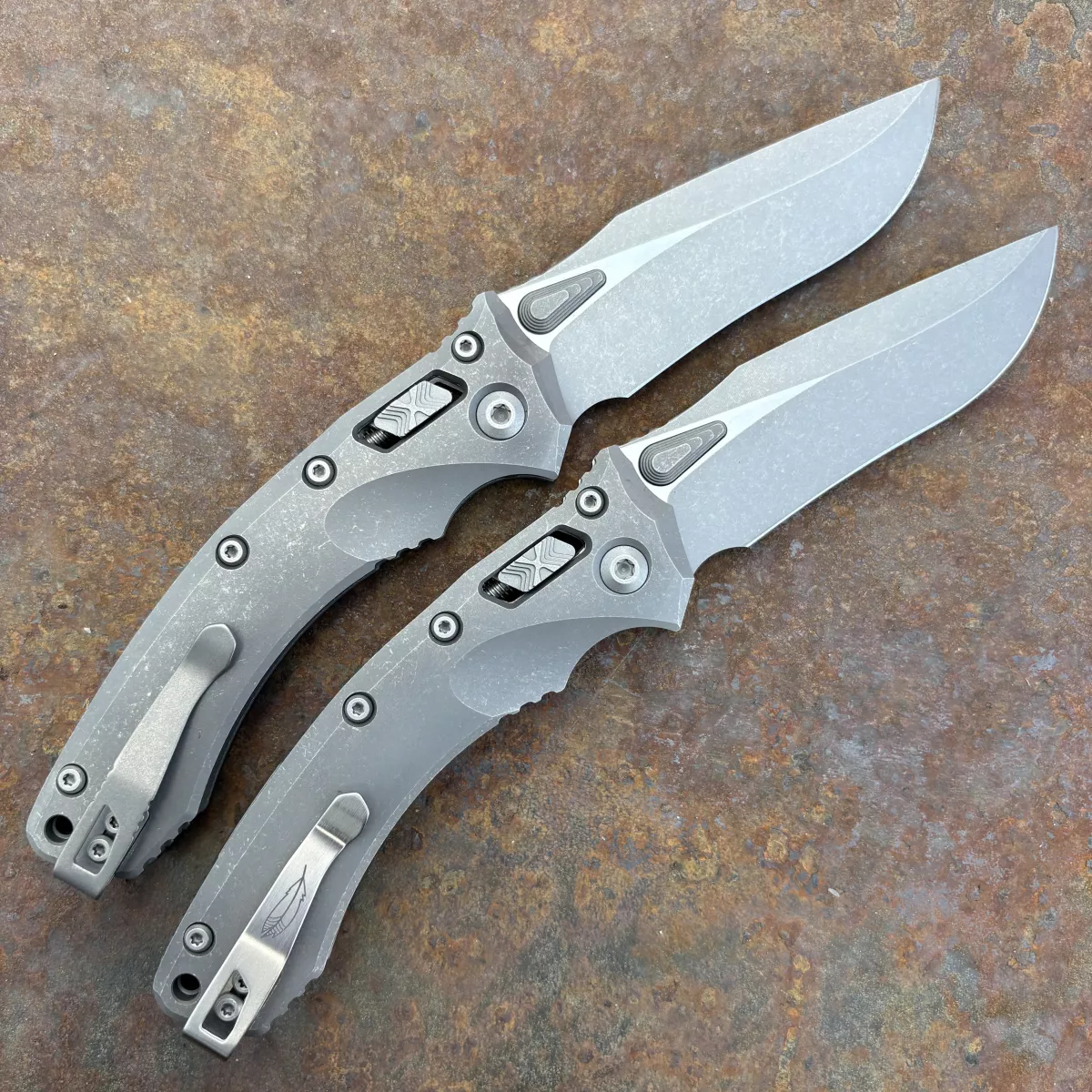 Microtech Amphibian Ram-Lok Marfione Select Apocalyptic Slab