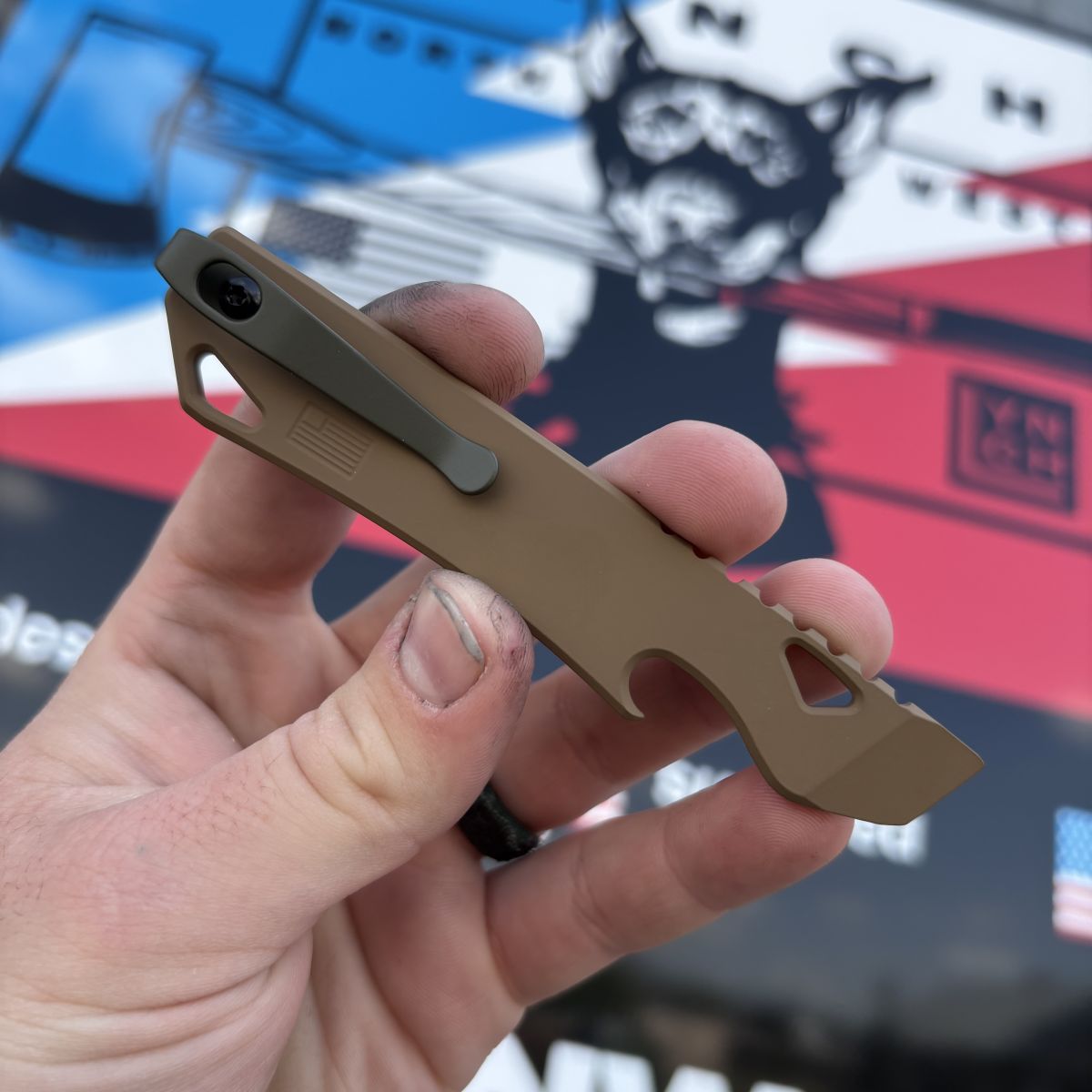 Open Door Policy v2b Plain Titanium Prybar