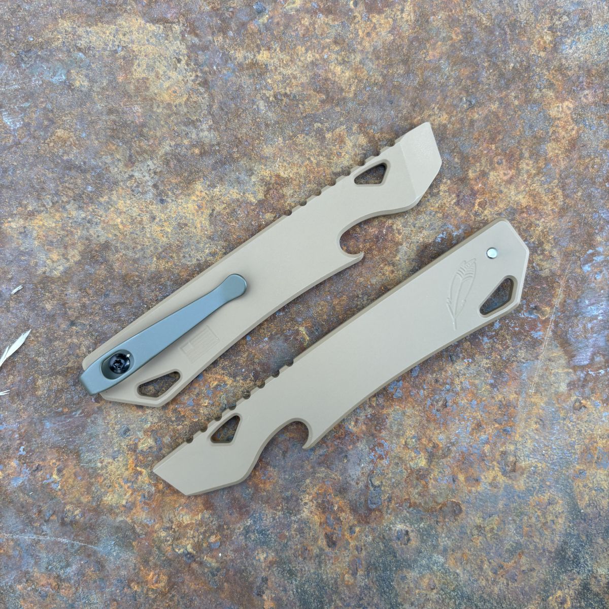 Open Door Policy v2b Plain Titanium Prybar