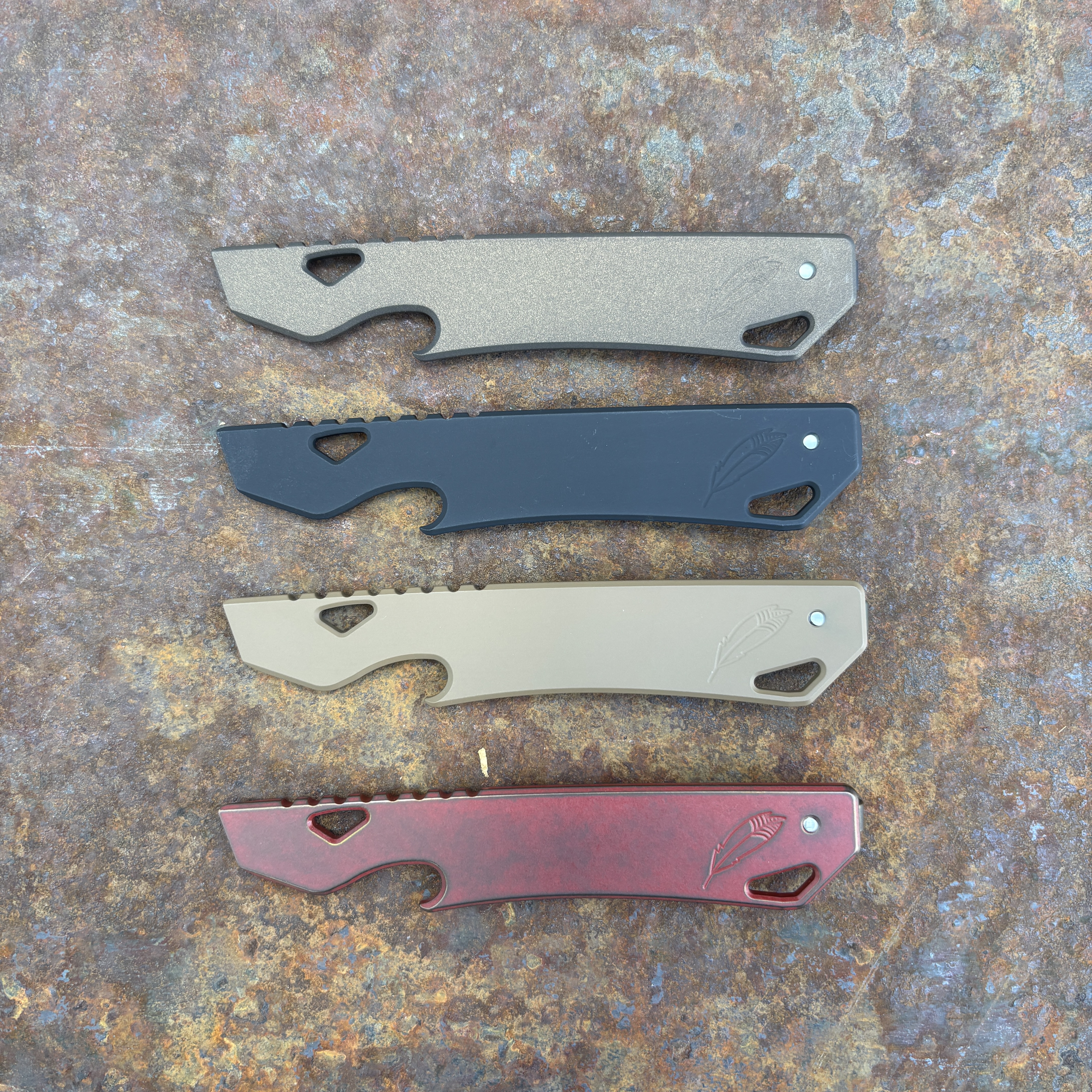 Open Door Policy v2b Plain Titanium Prybar