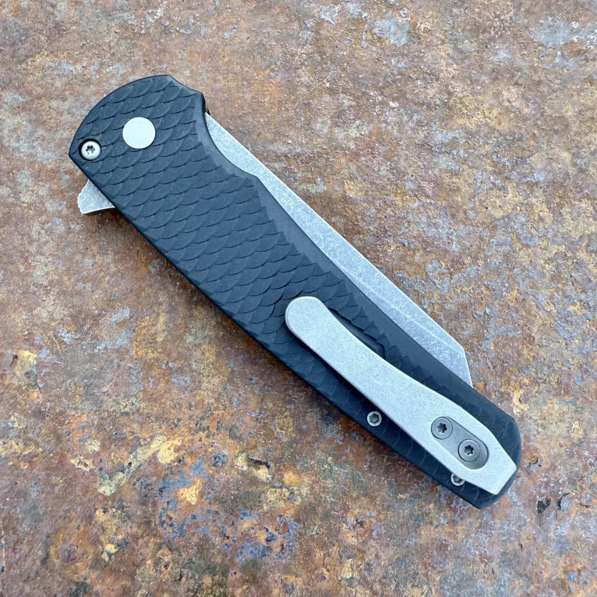 Pro-Tech Malibu Black Dragon Scale Aluminum Acidwash MagnaCut