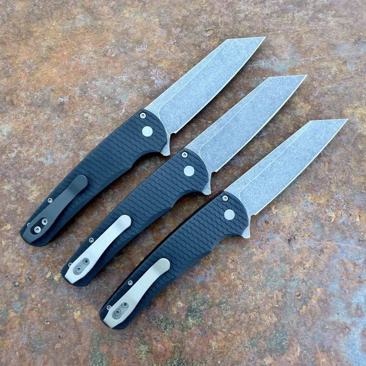 Pro-Tech Malibu Black Dragon Scale Aluminum Acidwash MagnaCut Blade Folding Knife