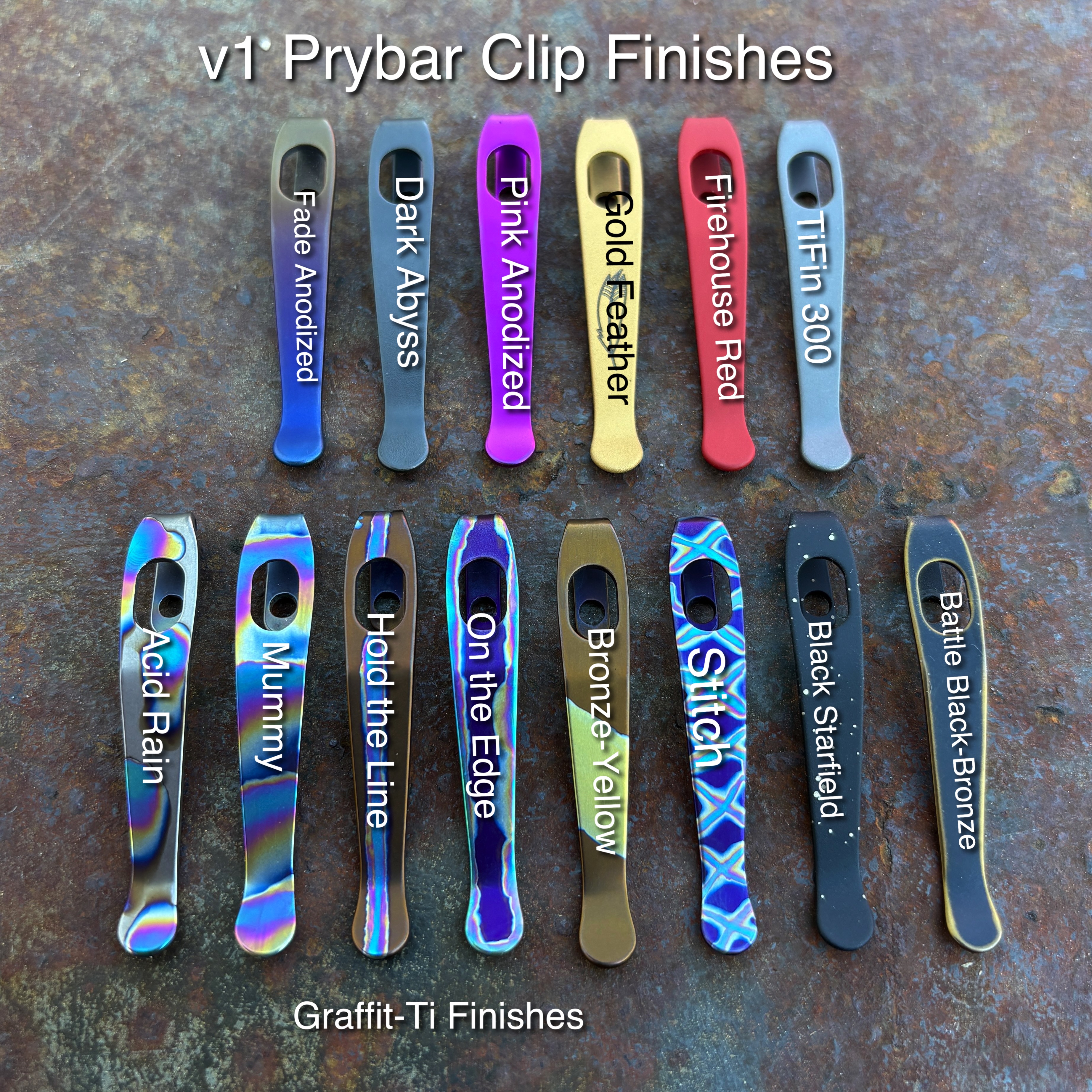LynchNW Prybar Deep Carry Titanium Clip | Made in the USA