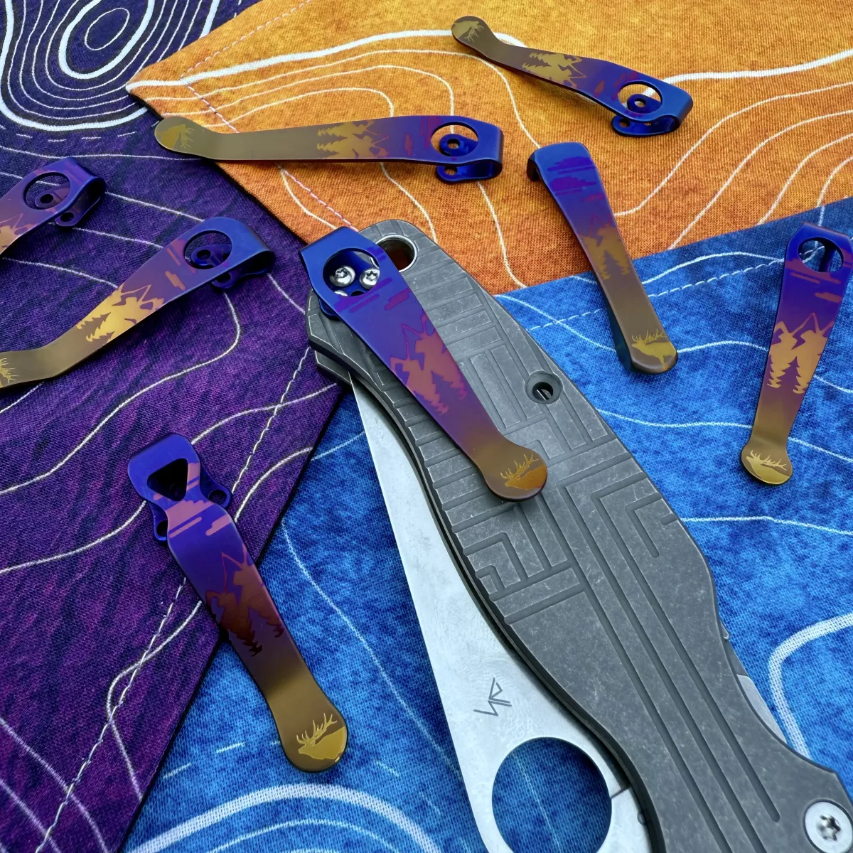 Selkirk Wapiti Deep Carry Titanium Pocket Clips