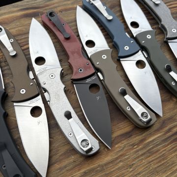 Spyderco Bodacious Skinny Plain Titanium Scale Kit