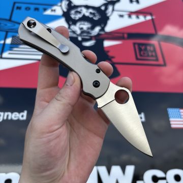 Spyderco Para 3 LW Skinny MOD 1 Glassblast Plain Satin Magnacut SAT Back-Spacer GLS Clip MOD Knife
