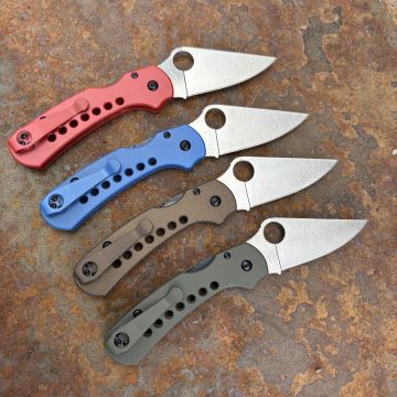 Spyderco Para 3 LW MOD 2 Skinny Titanium Scale Kit
