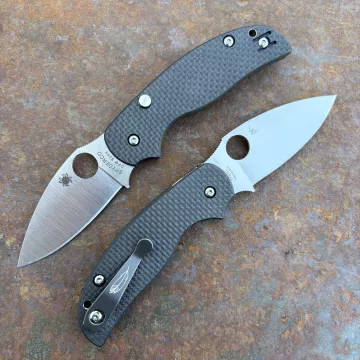 Spyderco Sage 6 Black G-10 Laminate Satin CPM S30V Blade Folding Knife
