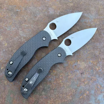 Spyderco Sage 6 Black G-10 Laminate Satin CPM S30V Blade Folding Knife