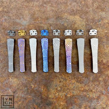 Spyderco Standard Modular V4 "Rain Drops" Machined Clip