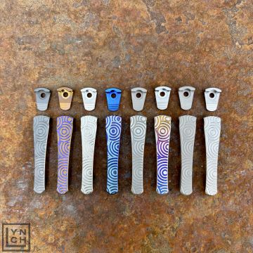 Spyderco Wire Replacement Modular V4 "Rain Drops" Machined Clip