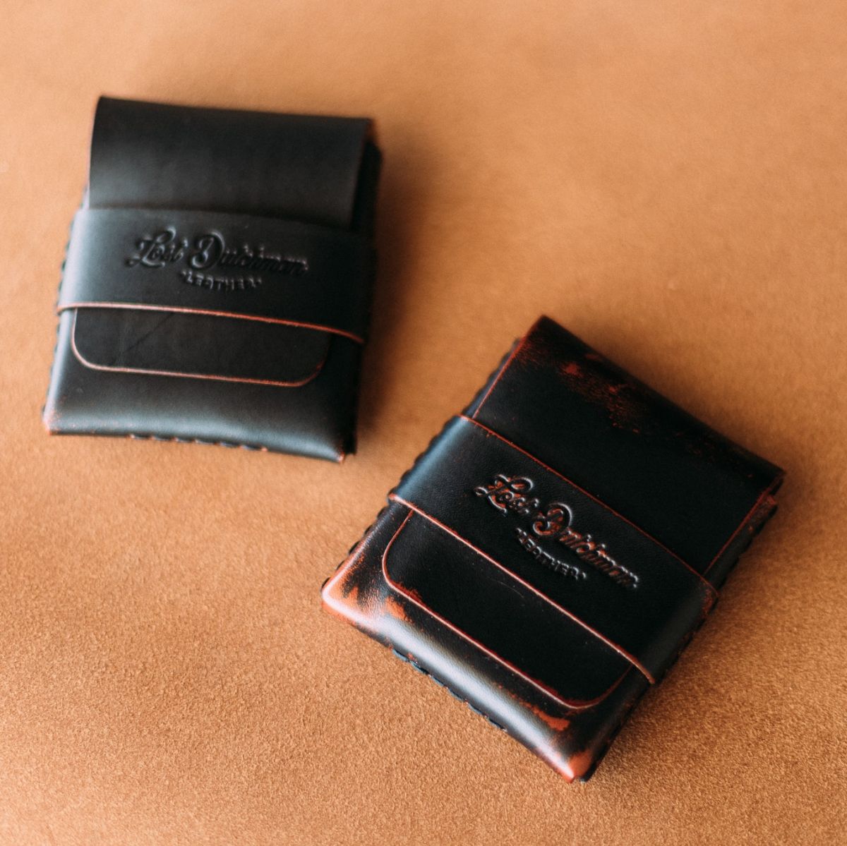 The Big Finn Black Ghost Leather Collaboration Wallet - The Lost