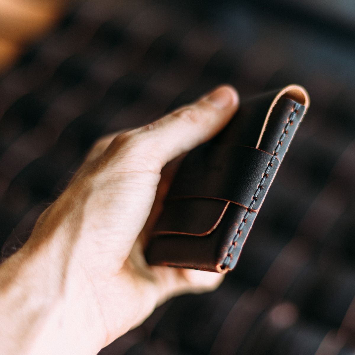 The Big Finn Black Ghost Leather Collaboration Wallet - The Lost