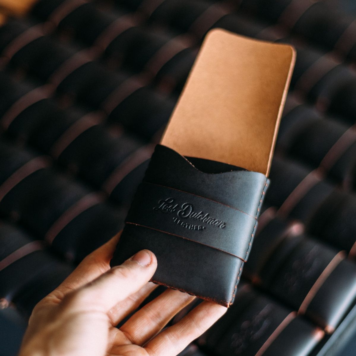 The Big Finn Black Ghost Leather Collaboration Wallet - The Lost
