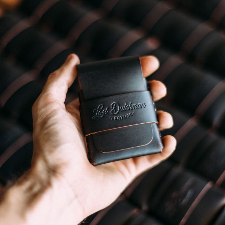 The Finnigan Black Ghost Leather Collaboration Wallet - The Lost Dutchman