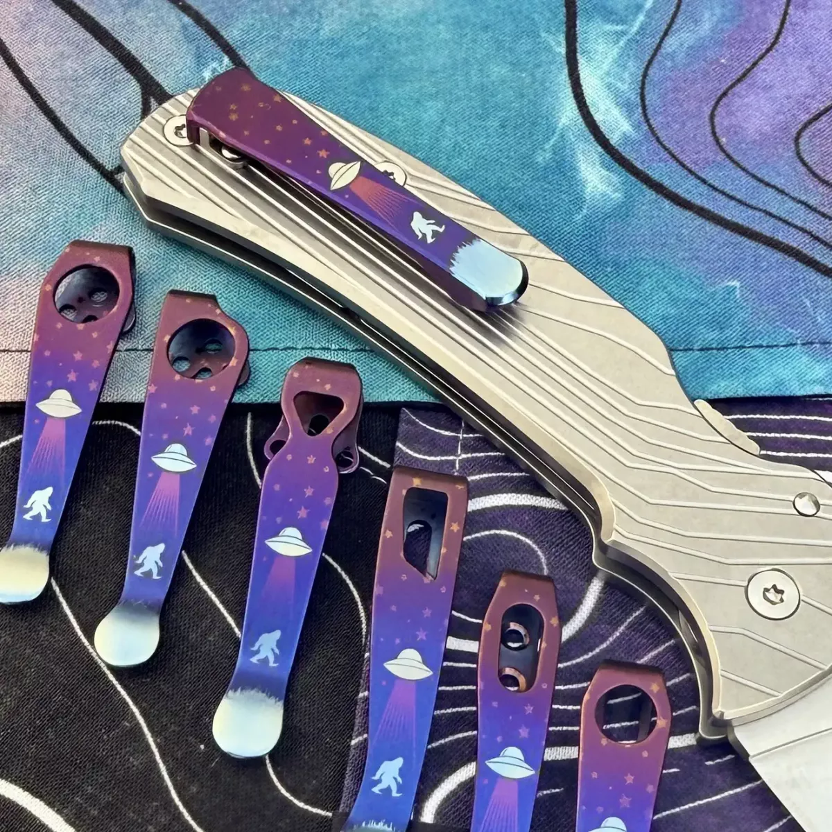 Where's the Squatch? Deep Carry Titanium Pocket Clips