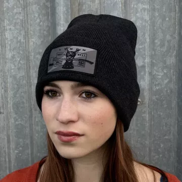 Blackout Dog - Dark Grey Heather Sportsman SP12 Solid Cuffed Beanie