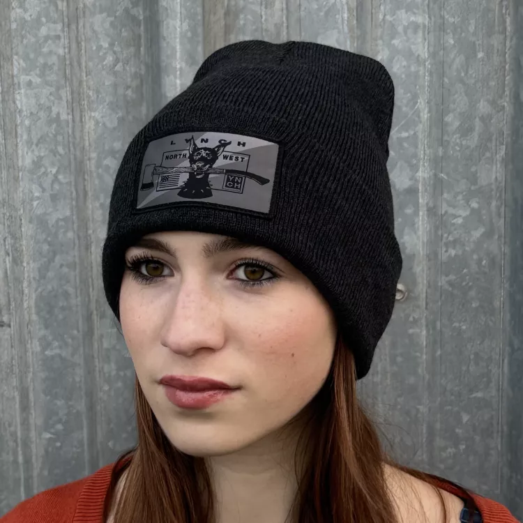 Blackout Dog - Dark Grey Heather Sportsman SP12 Solid Cuffed Beanie