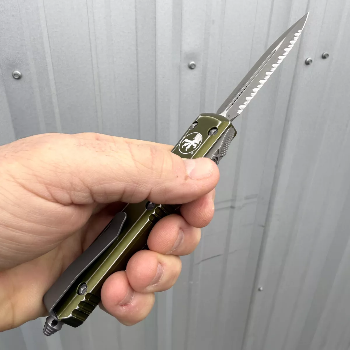 Microtech Ultratech Deep Carry Titanium Clip - Left Handed | USA Made